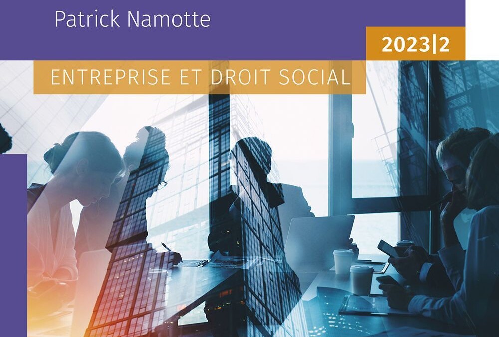 Les relations sociales dans l’entreprise (Wolters Kluwer)