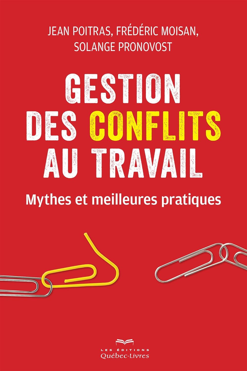 Couverture du livre "Gestion des conflits au travail"